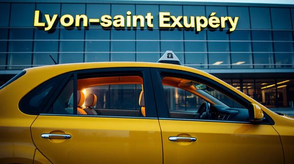 Un taxi à l'aéroport lyon saint exupéry : confort et simplicité